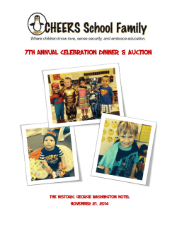 7th Annual Celebration Dinner &amp; Auction The Historic George Washington Hotel