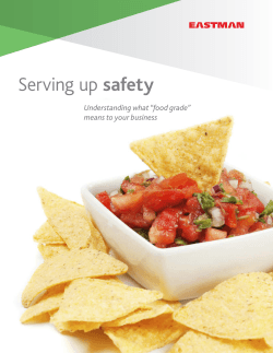 safety Understanding what “food grade” means to your business