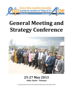 General'Meeting'and' Strategy'Conference 25527'May'2013' !