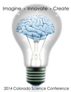 Imagine Innovate  Create 2014 Colorado Science Conference