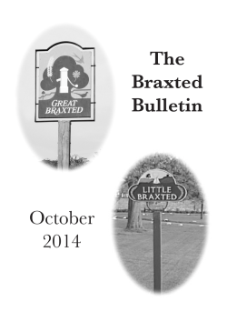 The Braxted Bulletin October