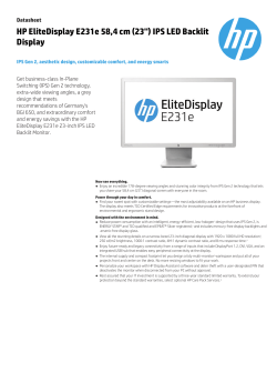 HP EliteDisplay E231e 58,4 cm (23'') IPS LED Backlit Display