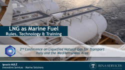 LNG as Marine Fuel Rules, Technology &amp; Training 2