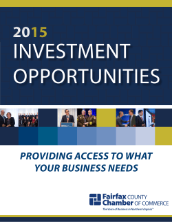 INVESTMENT OPPORTUNITIES 2015 20