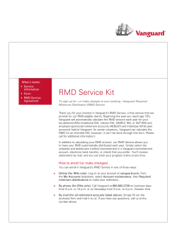 RMD Service Kit