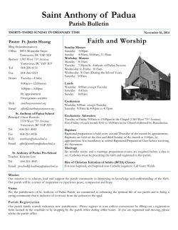 Faith and Worship