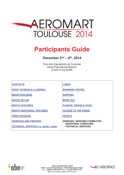Participants Guide December 2 – 4 , 2014