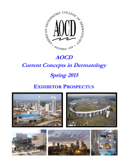 AOCD Current Concepts in Dermatology Spring 2015 E