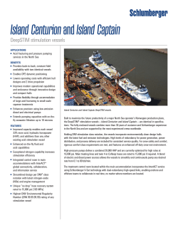 Island Centurion DeepSTIM stimulation vessels