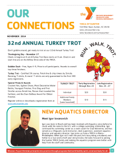 OUR CONNECTIONS 32nd ANNUAL TURKEY TROT