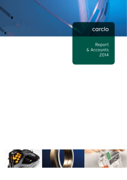 Report &amp; Accounts 2014