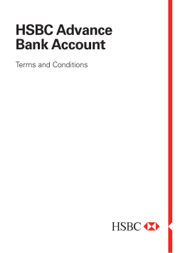 HSBC Advance Bank Account Terms and Conditions