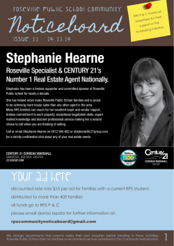 Noticeboard Stephanie Hearne