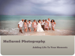 Mallarmé Photography  Add Life To Your Moments….. Adding Life To Your Moments