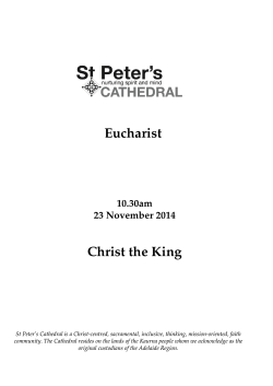 Eucharist Christ the King  10.30am