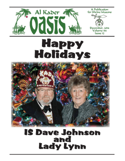 Happy Holidays IS Dave Johnson and