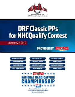 DRF Classic PPs  PROVIDED BY November 22, 2014