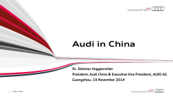 Audi in China
