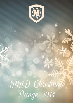 MMD Christmas Range 2014