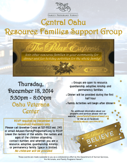 Central Oahu Resource Families Support Group