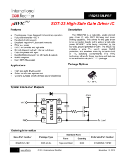  HVIC SOT-23 High-Side Gate Driver IC