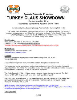 TURKEY CLAUS SHOWDOWN  Speedo Presents 9 annual