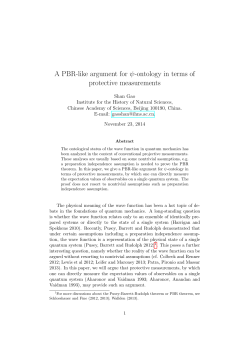 A PBR-like argument for ψ-ontology in terms of protective measurements
