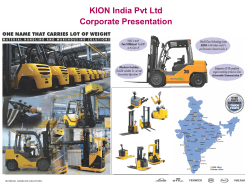KION India Pvt Ltd Corporate Presentation