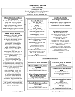 Henderson State University Teachers College  s