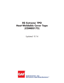 EG Extreme TPO Heat-Weldable Cover Tape (COMEG175)