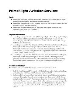 PrimeFlight Aviation Services Basics