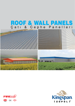 ROOF &amp; WALL PANELS