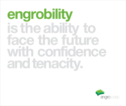 engrobility is the ability to face the future with confidence
