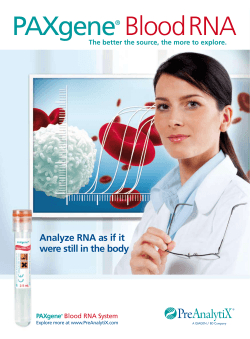 PAXgene Blood RNA