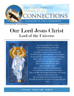 Our Lord Jesus Christ Lord of the Universe
