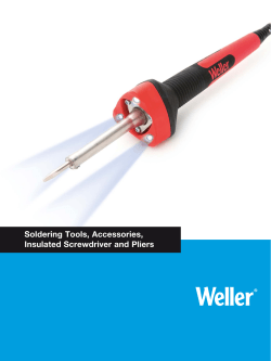 Soldering Tools, Accessories, Insulated Screwdriver and Pliers