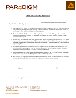 Client Responsibility Agreement