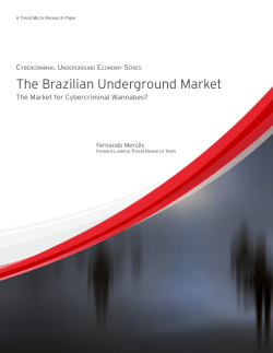 The Brazilian Underground Market C U e