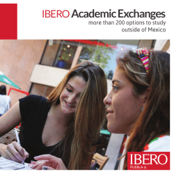 Academic Exchanges IBERO more than 200 options to study outside of Mexico