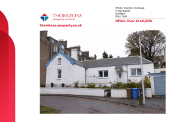 thorntons-property.co.uk Offers Over £140,000 White Heather Cottage 11 Springhill