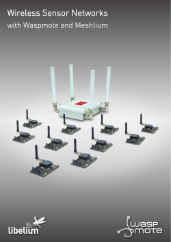 Wireless Sensor Networks with Waspmote and Meshlium
