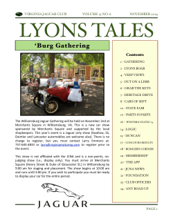 LYONS TALES ‘Burg Gathering Contents