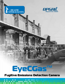 EyeCGas ™ Fugitive Emissions Detection Camera
