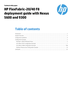 HP FlexFabric-20/40 F8 deployment guide with Nexus 5600 and 9300