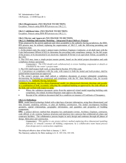 NC Administrative Code 106 Permits.  (110308 Item B-1)