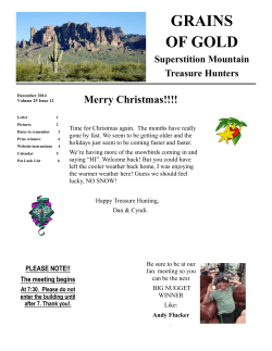 GRAINS OF GOLD Merry Christmas!!!! Superstition Mountain
