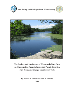New Jersey and Geological and Water Survey