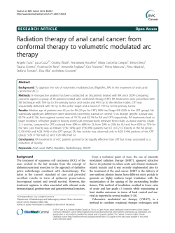Radiation therapy of anal canal cancer: from therapy