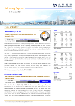 Morning Express Focus of the Day  Harbin Bank (6138.HK)