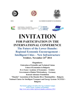 INVITATION FOR PARTICIPATION IN THE INTERNATIONAL CONFERENCE